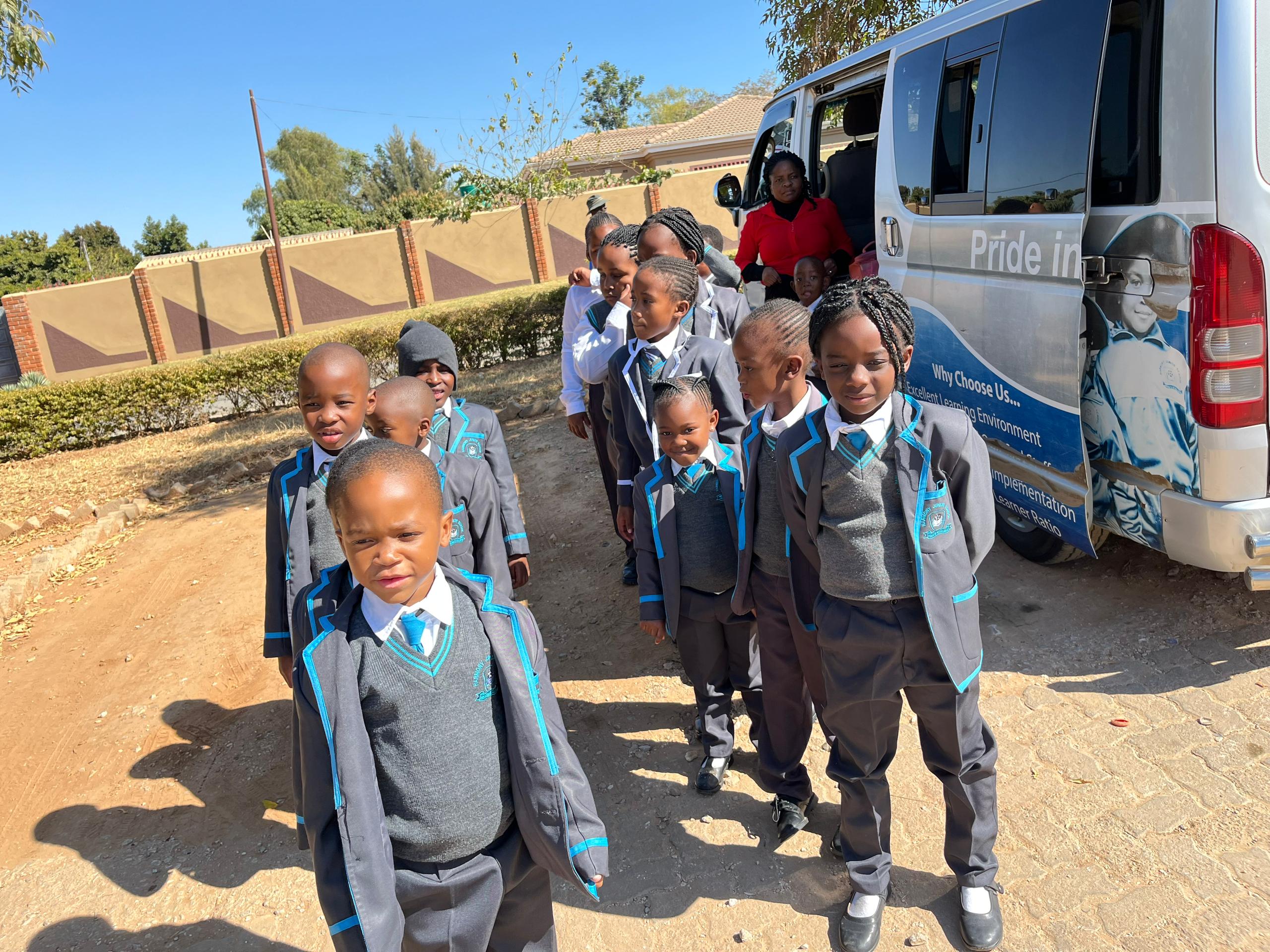 Harmony Junior School minibus